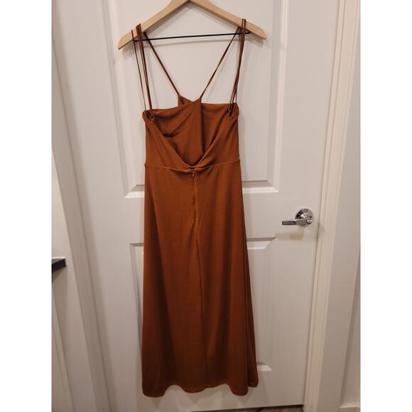Jason Wu Terracotta Cocktail Maxi Dress - Picture 5 of 8